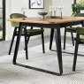 Emerson Rustic Oak and Peppercorn 4-6 Seater Extending Dining Table by Bentley Designs Emerson Rustic Oak and Peppercorn 4-6 Seater Extending Dining Table by Bentley Designs
