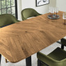 Emerson Rustic Oak and Peppercorn 4-6 Seater Extending Dining Table by Bentley Designs Emerson Rustic Oak and Peppercorn 4-6 Seater Extending Dining Table by Bentley Designs