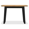 Emerson Rustic Oak and Peppercorn Console Table by Bentley Designs
