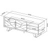 Emerson Rustic Oak and Peppercorn Media Unit by Bentley Designs Emerson Rustic Oak and Peppercorn Media Unit by Bentley Designs