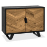 Emerson Rustic Oak and Peppercorn Narrow Sideboard by Bentley Designs Emerson Rustic Oak and Peppercorn Narrow Sideboard by Bentley Designs