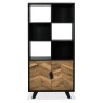 Emerson Rustic Oak and Peppercorn Display Cabinet by Bentley Designs Emerson Rustic Oak and Peppercorn Display Cabinet by Bentley Designs