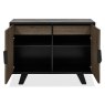 Emerson Weathered Oak and Peppercorn Narrow Sideboard by Bentley Designs Emerson Weathered Oak and Peppercorn Narrow Sideboard by Bentley Designs