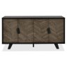 Emerson Weathered Oak and Peppercorn Wide Sideboard by Bentley Designs