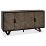Emerson Weathered Oak and Peppercorn Wide Sideboard by Bentley Designs Emerson Weathered Oak and Peppercorn Wide Sideboard by Bentley Designs
