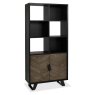 Emerson Weathered Oak and Peppercorn Display Cabinet by Bentley Designs Emerson Weathered Oak and Peppercorn Display Cabinet by Bentley Designs