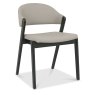 Camden Peppercorn Upholstered Dining Chairs - Grey Bonded Leather (Pair) by Bentley Designs Camden Peppercorn Upholstered Dining Chairs - Grey Bonded Leather (Pair) by Bentley Designs