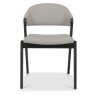 Camden Peppercorn Upholstered Dining Chairs - Grey Bonded Leather (Pair) by Bentley Designs Camden Peppercorn Upholstered Dining Chairs - Grey Bonded Leather (Pair) by Bentley Designs