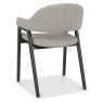 Camden Peppercorn Upholstered Dining Armchairs - Grey Bonded Leather (Pair) by Bentley Designs Camden Peppercorn Upholstered Dining Armchairs - Grey Bonded Leather (Pair) by Bentley Designs