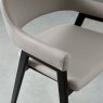 Camden Peppercorn Upholstered Dining Armchairs - Grey Bonded Leather (Pair) by Bentley Designs Camden Peppercorn Upholstered Dining Armchairs - Grey Bonded Leather (Pair) by Bentley Designs