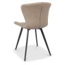 Garcia Upholstered Dining Chairs - Stone Vintage Faux Leather and Black Legs (Pair) Garcia Upholstered Dining Chairs - Stone Vintage Faux Leather and Black Legs (Pair)