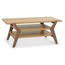 Kristen Oak and Light Weathered Oak Coffee Table by Bentley Designs Kristen Oak and Light Weathered Oak Coffee Table by Bentley Designs
