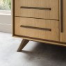 Kristen Oak and Light Weathered Oak Narrow Sideboard by Bentley Designs Kristen Oak and Light Weathered Oak Narrow Sideboard by Bentley Designs
