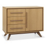 Kristen Oak and Light Weathered Oak Narrow Sideboard by Bentley Designs Kristen Oak and Light Weathered Oak Narrow Sideboard by Bentley Designs