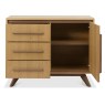 Kristen Oak and Light Weathered Oak Narrow Sideboard by Bentley Designs Kristen Oak and Light Weathered Oak Narrow Sideboard by Bentley Designs