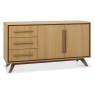 Kristen Oak and Light Weathered Oak Wide Sideboard by Bentley Designs Kristen Oak and Light Weathered Oak Wide Sideboard by Bentley Designs