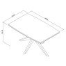 Kristen Oak and Light Weathered Oak 4 Seater Dining Table by Bentley Designs Kristen Oak and Light Weathered Oak 4 Seater Dining Table by Bentley Designs