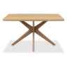 Kristen Oak and Light Weathered Oak 4 Seater Dining Table by Bentley Designs