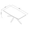 Kristen Oak and Light Weathered Oak 6 Seater Dining Table by Bentley Designs Kristen Oak and Light Weathered Oak 6 Seater Dining Table by Bentley Designs