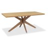 Kristen Oak and Light Weathered Oak 6 Seater Dining Table by Bentley Designs Kristen Oak and Light Weathered Oak 6 Seater Dining Table by Bentley Designs