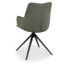 Rowan 360 Degree Self-Returning Swivel Chair - Green Fabric and Black Legs (Single) Rowan 360 Degree Self-Returning Swivel Chair - Green Fabric and Black Legs (Single)