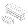 Larsen Scandi Oak and Soft Grey Media Unit by Bentley Designs Larsen Scandi Oak and Soft Grey Media Unit by Bentley Designs