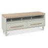 Larsen Scandi Oak and Soft Grey Media Unit by Bentley Designs Larsen Scandi Oak and Soft Grey Media Unit by Bentley Designs