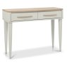 Larsen Scandi Oak and Soft Grey Console Table with Drawer by Bentley Designs Larsen Scandi Oak and Soft Grey Console Table with Drawer by Bentley Designs