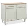 Larsen Scandi Oak and Soft Grey Narrow Sideboard by Bentley Designs Larsen Scandi Oak and Soft Grey Narrow Sideboard by Bentley Designs