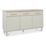Larsen Scandi Oak and Soft Grey Wide Sideboard by Bentley Designs Larsen Scandi Oak and Soft Grey Wide Sideboard by Bentley Designs