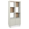 Larsen Scandi Oak and Soft Grey Display Unit by Bentley Designs Larsen Scandi Oak and Soft Grey Display Unit by Bentley Designs