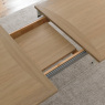 Larsen Scandi Oak and Soft Grey 4-6 Extension Dining Table by Bentley Designs Larsen Scandi Oak and Soft Grey 4-6 Extension Dining Table by Bentley Designs