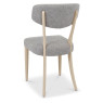 Larsen Scandi Oak Upholstered Dining Chairs - Grey Fabric (Pair) by Bentley Designs Larsen Scandi Oak Upholstered Dining Chairs - Grey Fabric (Pair) by Bentley Designs