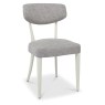 Larsen Soft Grey Upholstered Dining Chairs - Grey Fabric (Pair) by Bentley Designs Larsen Soft Grey Upholstered Dining Chairs - Grey Fabric (Pair) by Bentley Designs