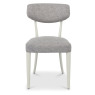 Larsen Soft Grey Upholstered Dining Chairs - Grey Fabric (Pair) by Bentley Designs