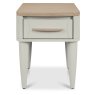 Larsen Scandi Oak and Soft Grey 1 Drawer Bedside Table by Bentley Designs
