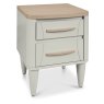 Larsen Scandi Oak and Soft Grey 2 Drawer Bedside Table by Bentley Designs Larsen Scandi Oak and Soft Grey 2 Drawer Bedside Table by Bentley Designs