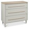 Larsen Scandi Oak and Soft Grey 3 Drawer Chest by Bentley Designs Larsen Scandi Oak and Soft Grey 3 Drawer Chest by Bentley Designs
