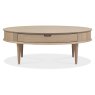 Dansk Scandi Oak Coffee Table with Drawer by Bentley Designs