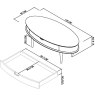 Dansk Scandi Oak Coffee Table with Drawer by Bentley Designs Dansk Scandi Oak Coffee Table with Drawer by Bentley Designs