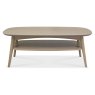 Dansk Scandi Oak Coffee Table with Shelf by Bentley Designs