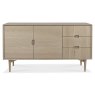 Dansk Scandi Oak Wide Sideboard by Bentley Designs