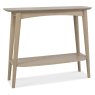 Dansk Scandi Oak Console with Shelf by Bentley Designs
