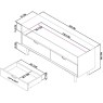 Dansk Scandi Oak Media Unit by Bentley Designs Dansk Scandi Oak Media Unit by Bentley Designs