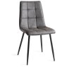 Dansk Scandi Oak 4 Seater Table and 4 Mondrian Dark Grey Faux Leather Chairs Dansk Scandi Oak 4 Seater Table and 4 Mondrian Dark Grey Faux Leather Chairs