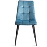 Dansk Scandi Oak 4 Seater Table and 4 Mondrian Petrol Blue Velvet Chairs Dansk Scandi Oak 4 Seater Table and 4 Mondrian Petrol Blue Velvet Chairs