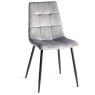Dansk Scandi Oak 6 Seater Table and 6 Mondrian Grey Velvet Chairs Dansk Scandi Oak 6 Seater Table and 6 Mondrian Grey Velvet Chairs