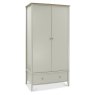 Whitby Scandi Oak and Soft Grey Double Wardrobe by Bentley Designs Whitby Scandi Oak and Soft Grey Double Wardrobe by Bentley Designs
