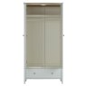 Whitby Scandi Oak and Soft Grey Double Wardrobe by Bentley Designs Whitby Scandi Oak and Soft Grey Double Wardrobe by Bentley Designs