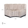 Hillpark Corner Dining Bench (Lovely Beige) by Richmond Interiors